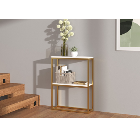 Konzole MASON Zlatý+Bílý