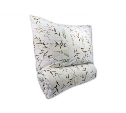 Povlečení krep 140x200, 70x90cm Verona natur nitěný knoflík