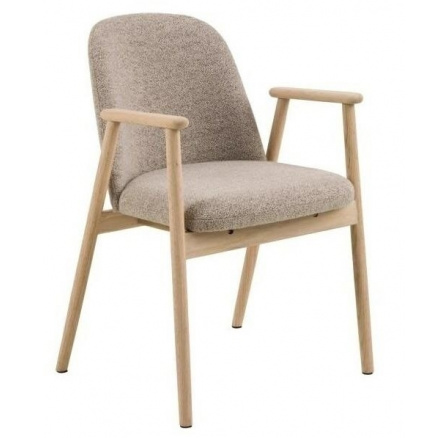 Židle Leo béžová / dub Monza 60