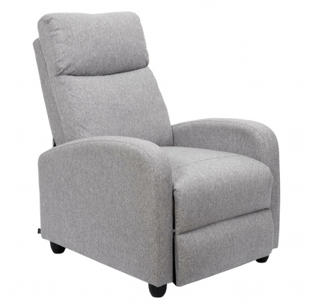 Rozkládací křeslo Recliner Dream šedé