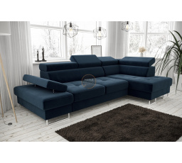Rohová sedací souprava GALAXY MINI 170x280 - modrá , pravá