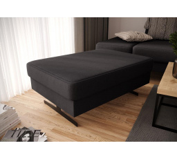 Taburet  EMPORIO 100x70 cm - tmavě šedá