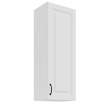 Horní skřínka STELLO - 30 G-108 1F, Bílá/Bílá