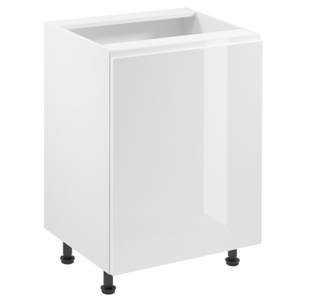 Kuchyňská dolní skřínka - ASPEN D60 Levá, Bílá/Bílý lesk Kuchyňská dolní skřínka - ASPEN D60 Levá, Bílá/Bílý lesk