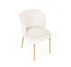 Jídelní židle K474, Krémová/Zlatá