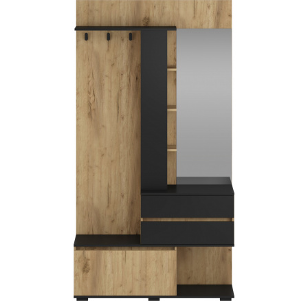 BAFRA předsíň dub zlatý / černý