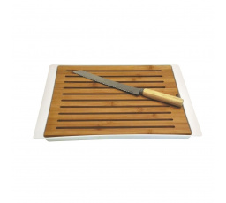 Sada prkénko na krájení + nůž 38x27 cm