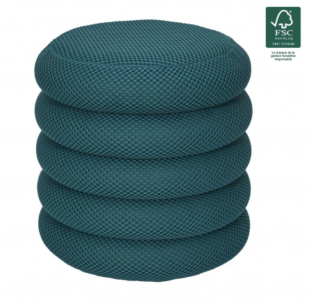 Pufa Atom tyrkysová