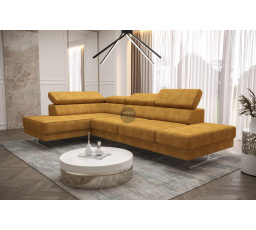 Rohová sedací souprava EMPORIO MINI 300x180 - žlutá , levá