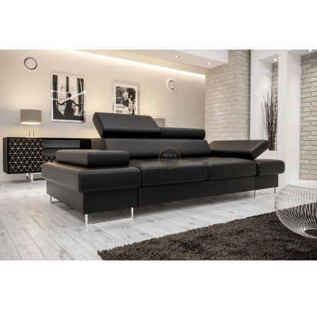 Sofa GALAXY II 235 cm - černá eko kůže