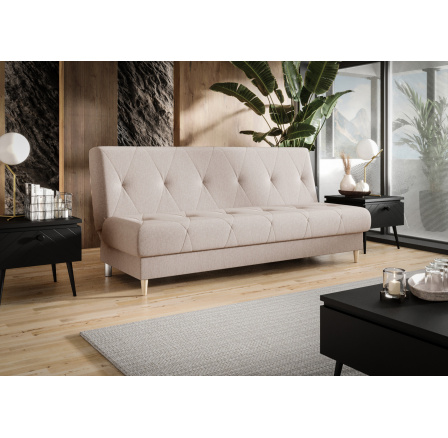 Rozkládací pohovka KARO 200 cm - Odstíny světlé béžové