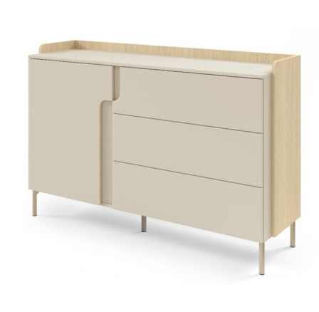 Komoda POSITANO 7, Dub Mavelie macadamia