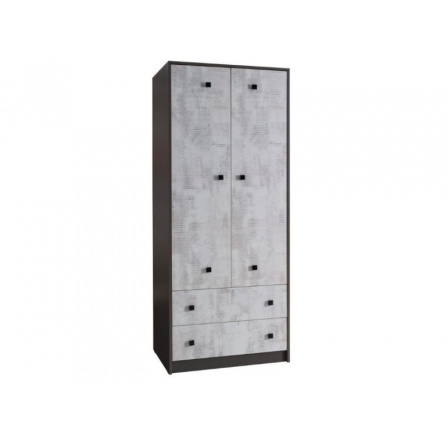 Šatní skříň TOMMY 02, Grafit/Enigma Šatní skříň TOMMY 02, Grafit/Enigma