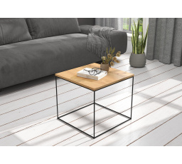 Konferenční stolek ELENA 50x50 Černý+Artisan