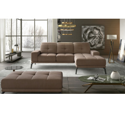 Narożnik Torrense + Taburet Monolith 09 140x215 Pravý