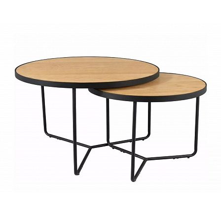 LAVICE ITALIA DĽB / ČERNÁ (SADA)