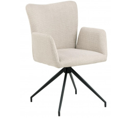 Židle Laura s područkami béžová