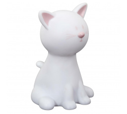 Lampička Cat Night bílá