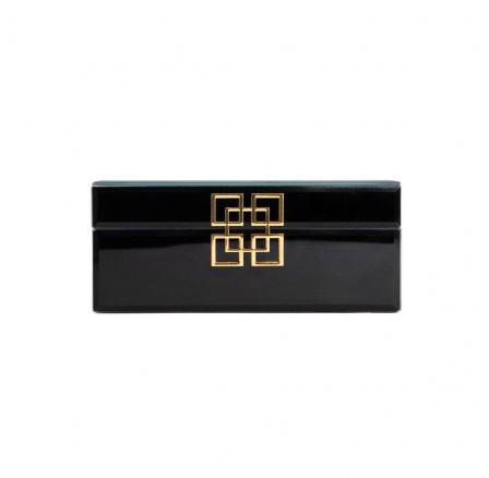 Šperkovnice CARNIVAL skleněná černá 19x15x8 cm 726408 Šperkovnice CARNIVAL skleněná černá 19x15x8 cm 726408