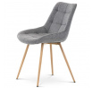 Jídelní židle, šedá, látka, CT-394 GREY2