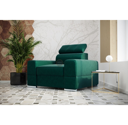 Křeslo ROYAL 114 cm - zelená