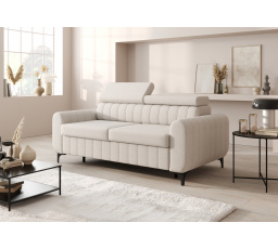 Sofa ZOYA 180 cm s italským rámem - šedá bílé
