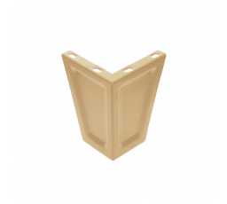 Nožky k šatní skříni, sada 4 ks. béžové