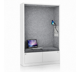 Sally 1150mm korpus Bílý - sedák Šedý