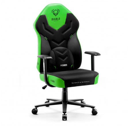 Herní křeslo X Gamer 2.0 Normální velikost, zelený smaragd