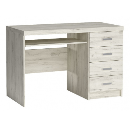 Psací stůl INDIANAPOLIS I16 Kraft bílý