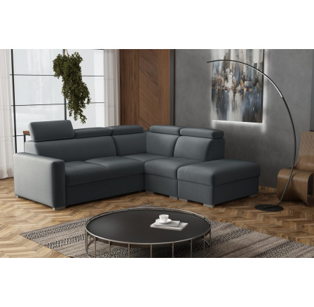 Sedací souprava Petrit IX pravá Paros tmavě šedá Sedací souprava Petrit IX pravá Paros tmavě šedá