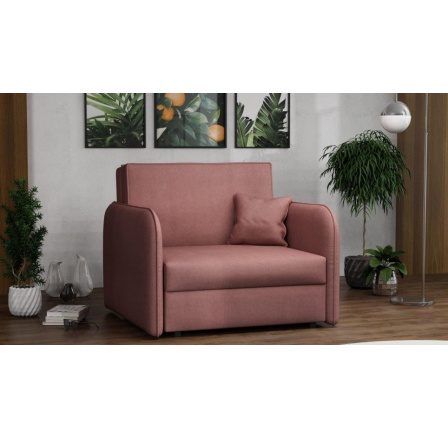 Rozkládací křeslo Vivian Loft I Mono 235 růžová Rozkládací křeslo Vivian Loft I Mono 235 růžová