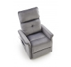 Elektricky polohovatelné a masážní křeslo SEMIR 2, Šedý Bluvel 14