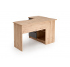 Psací stůl BEGA, Dub Artisan/Grafitový UNI