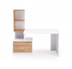 Psací stůl MISO, Bílá/Dub Artisan