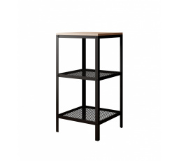 Regál Rolin Černý+Sonoma