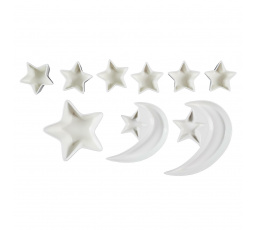 Sada 9 nádobí na servírování Starry Night bílá