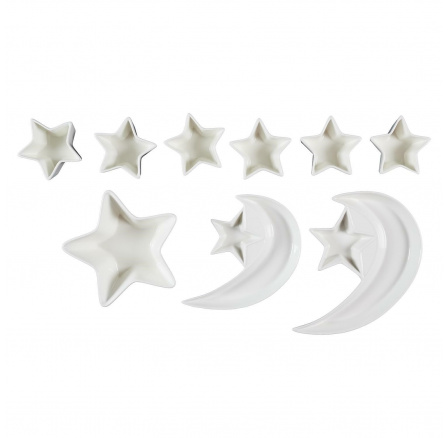 Sada 9 nádobí na servírování Starry Night bílá