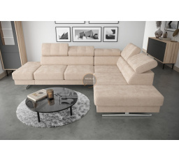 Rohová sedací souprava EMPORIO 225X300 - pravá, béžová