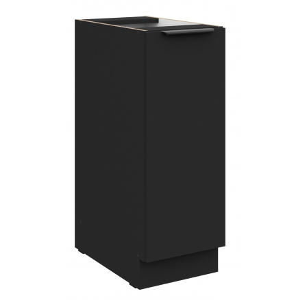 Dolní skřínka SIENA - 30 D CARGO BB, Černá mat/Černá mat