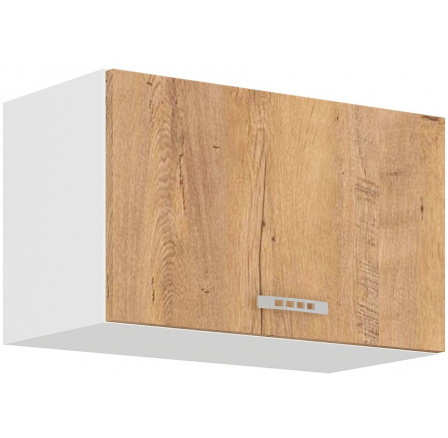 Horní skřínka SARA - 60 OK-40 1F, Bílá / Dub Lefkas
