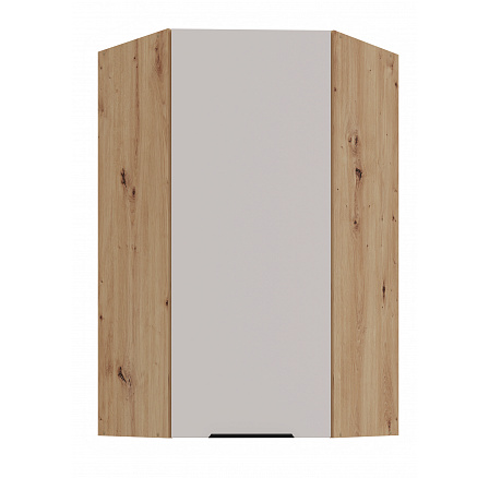 Horní rohová skříňka SOLEA - 60x60 GN-108 1F (45°), Dub Artisan/Kašmír Horní rohová skříňka SOLEA - 60x60 GN-108 1F (45°), Dub Artisan/Kašmír