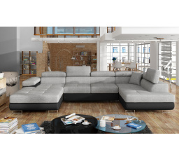 Sedací souprava ve tvaru U RODRIGO, pravá Sawana 21/Soft 11