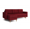 Rohová sedací souprava Anabel UNI bordo