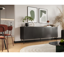 Komoda SIENA 200, černá