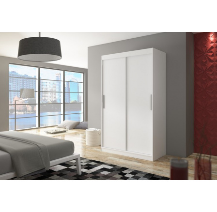 Posuvná skříň COLLIN 120 Bílá+Bílá Posuvná skříň COLLIN 120 Bílá+Bílá