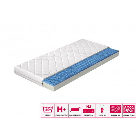 Matrace Pěnová Lauren 90x200 Hypoalergenní potah Microfibre
