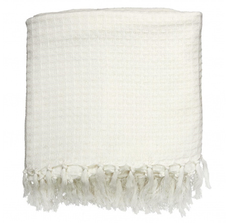 Přehoz/Přikrývka Waffle bílá 150x200cm