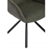 Jídelní židle, zelená, látka, DCH-Y1143 GRN2