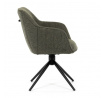 Jídelní židle, zelená, látka, HC-536 GRN2